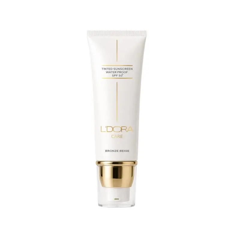 کرم ضدآفتاب رنگی ضدآب SPF 50+ مناسب انواع پوست (بژ برنز)